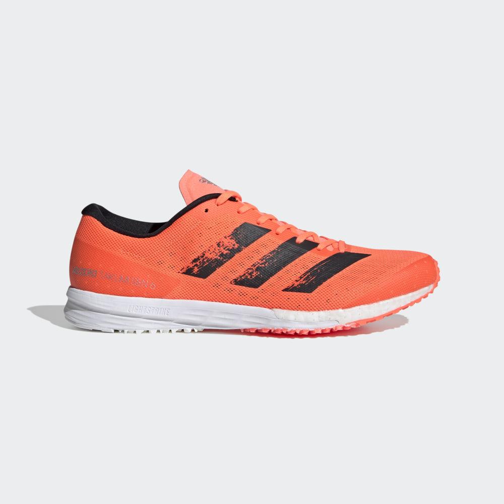 Adidas Men's Adizero Takumi Sen 6 Running Shoes Coral/Black/White Ireland EE4341